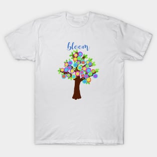 Bloom Tree in Bright Colors T-Shirt